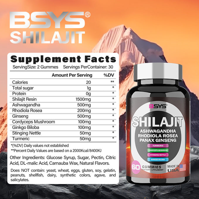 BSYS 8IN1 SHILAJIT GUMMIES