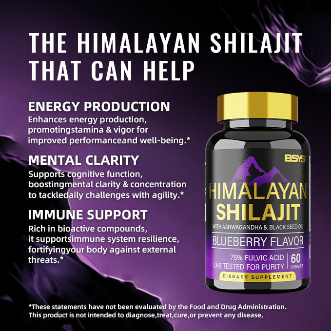 BSYS HIMALAYAN SHILAJIT GUMMIES