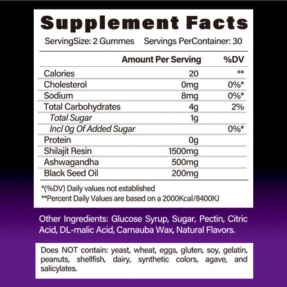 BSYS HIMALAYAN SHILAJIT GUMMIES