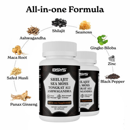 BSYS himalayan shilajit + sea moss